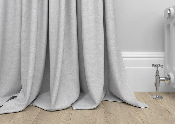 Hampshire (Blackout) Pencil Pleat, Silver - Ready Made Curtains - Image 7